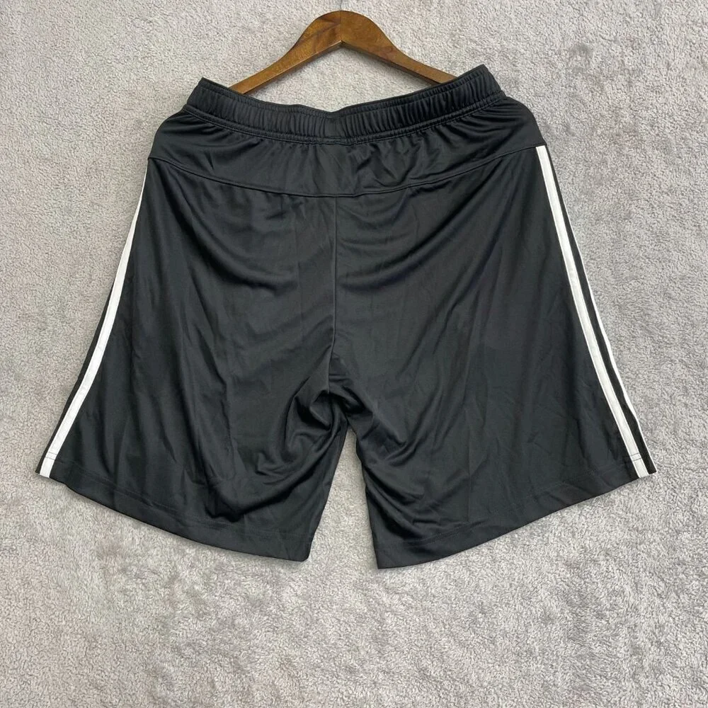 NEW Adidas Men's M Stripe Short Black/White Athletic